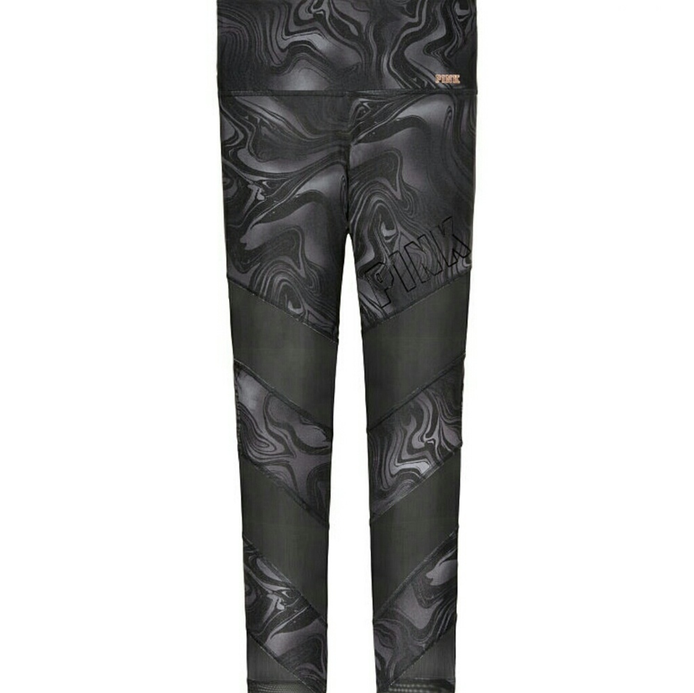 Ultimate High Waist Shine Mesh Ankle Legging
- S